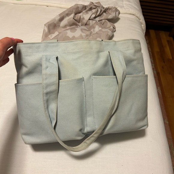 Dagne Dover Light Blue Tote Bag - Picture 1 of 5
